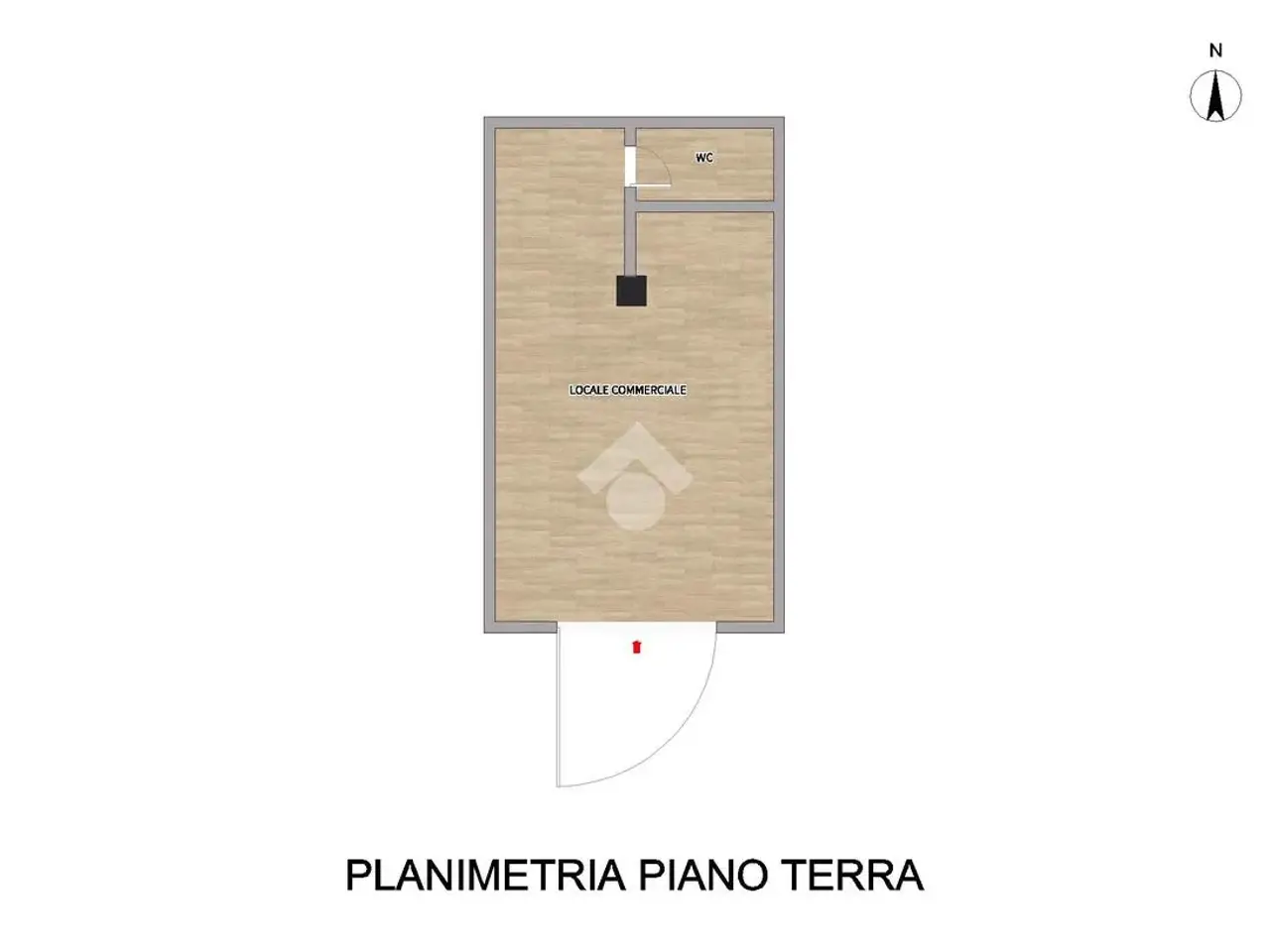 Negozio in Corso G. Matteotti, Castel San Giovanni, {3} - Planimetria 1