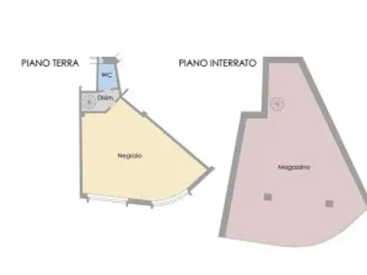 Negozio in Largo Forano , Roma, {3} - Planimetria 1