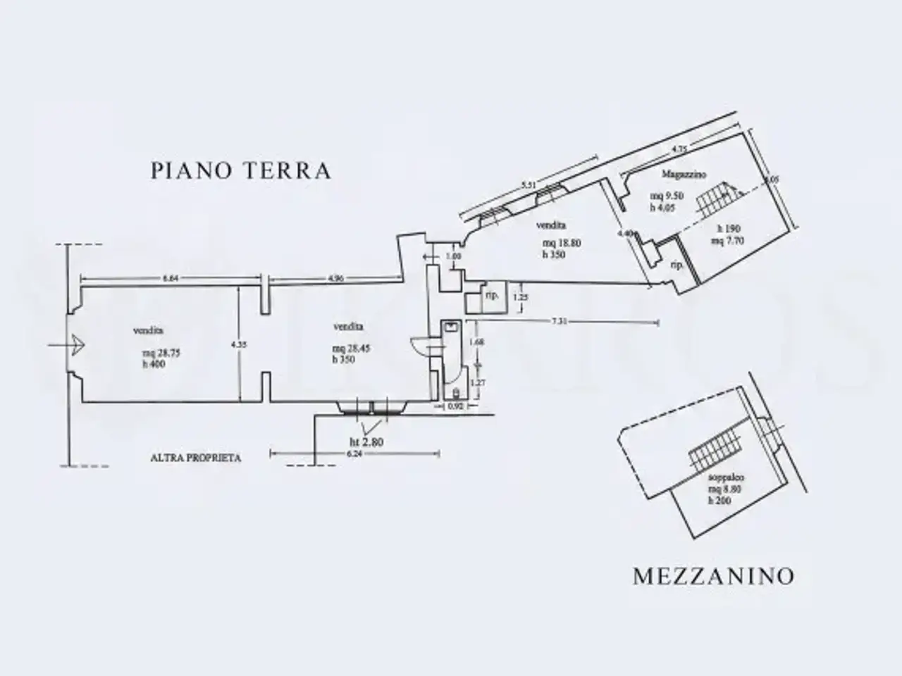 Enoteca in Ponte alla Carraia, Firenze, {3} - Planimetria 1