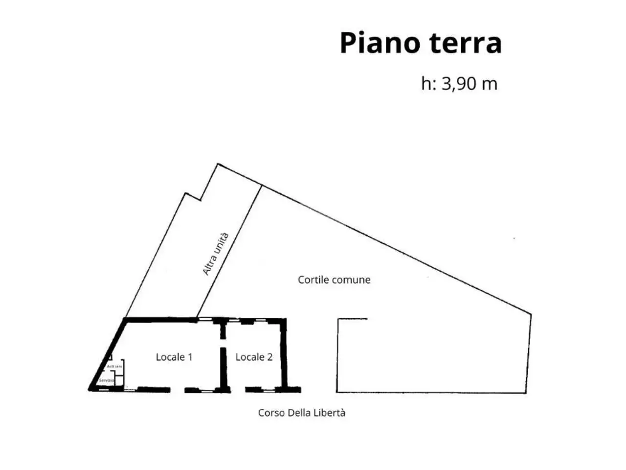 Ufficio in Corso della Libertà 12, Carate Brianza, {3} - Planimetria 1