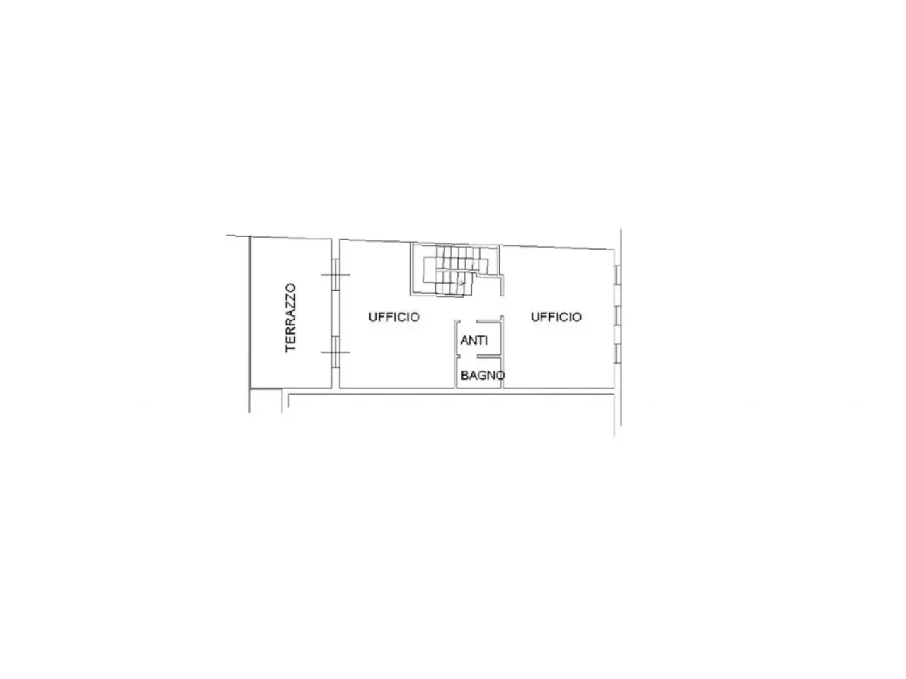 Ufficio in Via S. Isaia, N. 6/2, Bologna, {3} - Planimetria 1