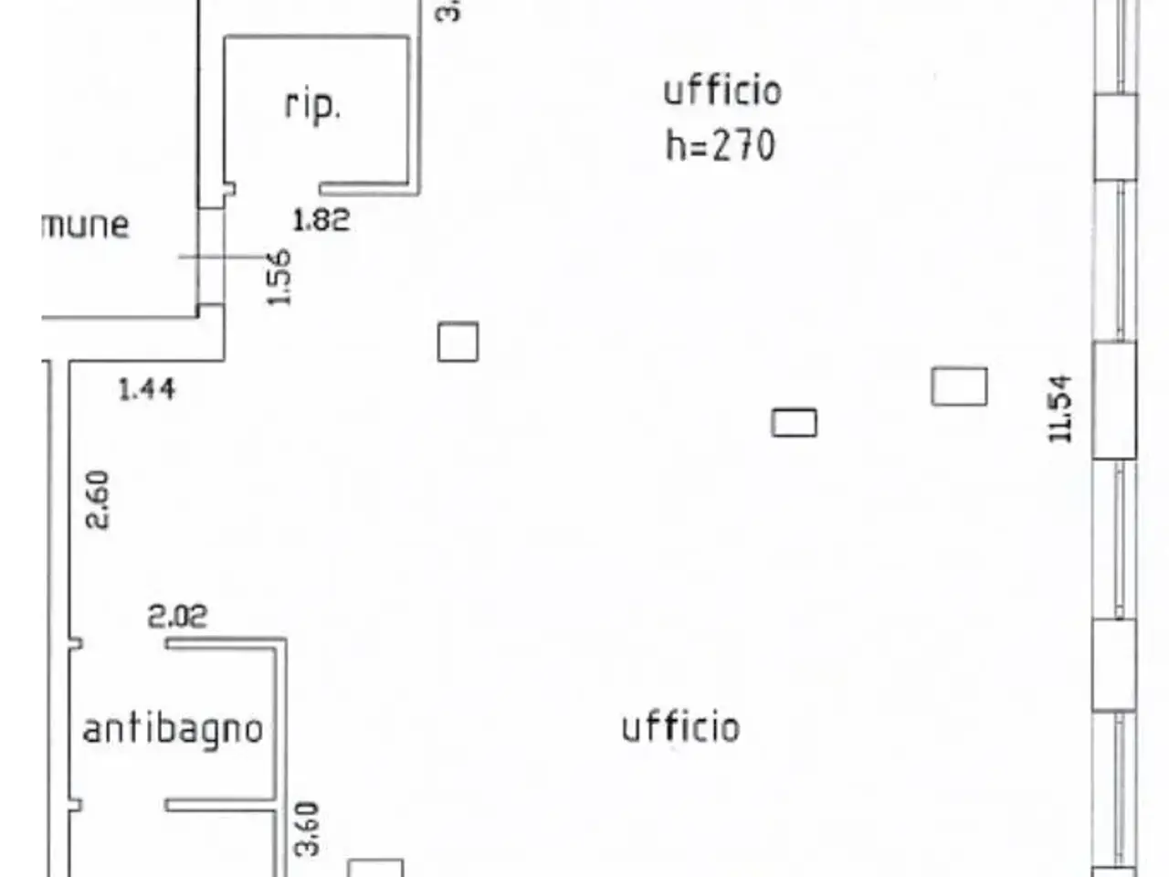 Ufficio in Via Milano, Treviglio, {3} - Planimetria 1