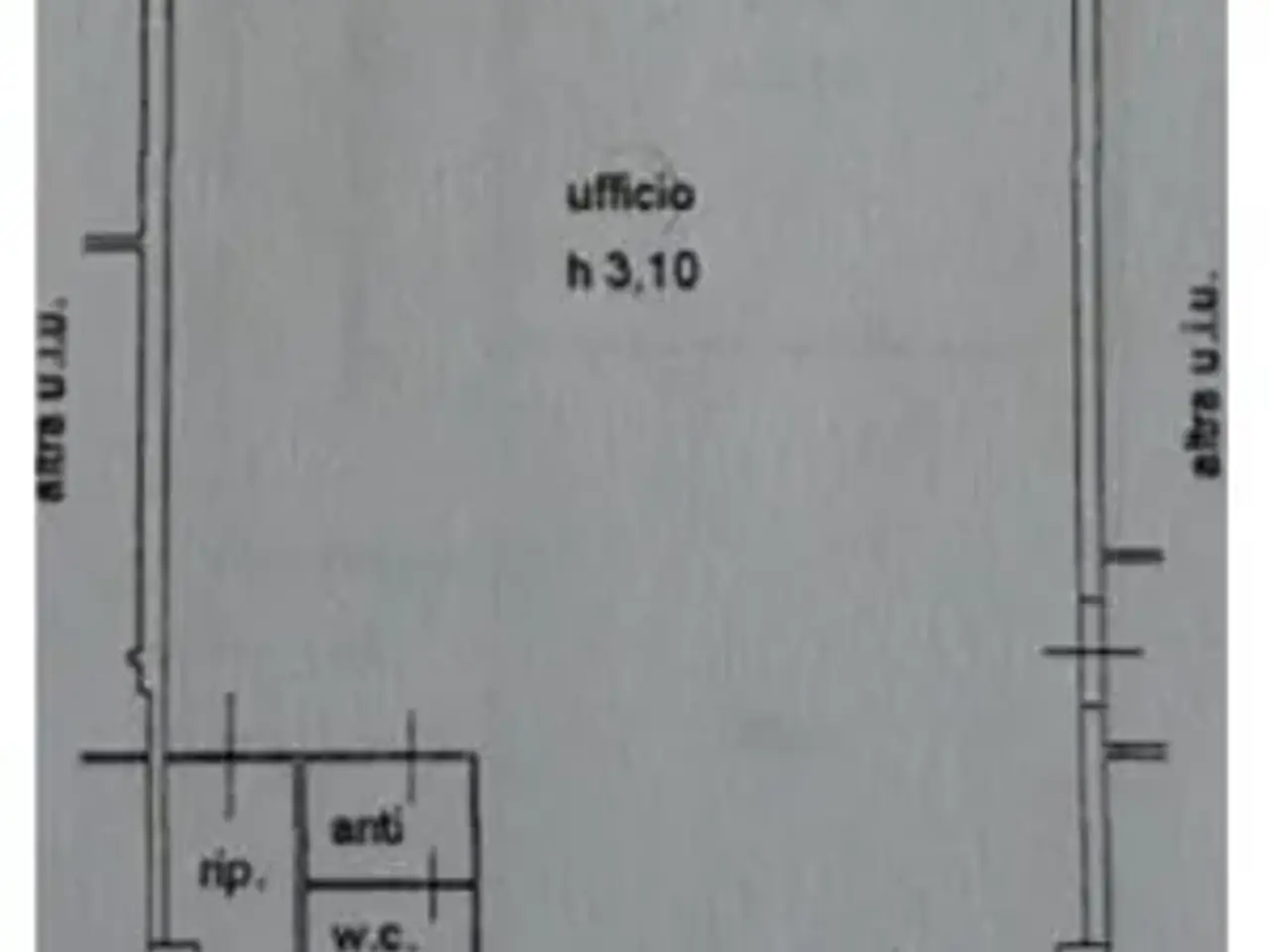 Ufficio in Via Maestri del Lavoro, Monsummano Terme, {3} - Planimetria 1