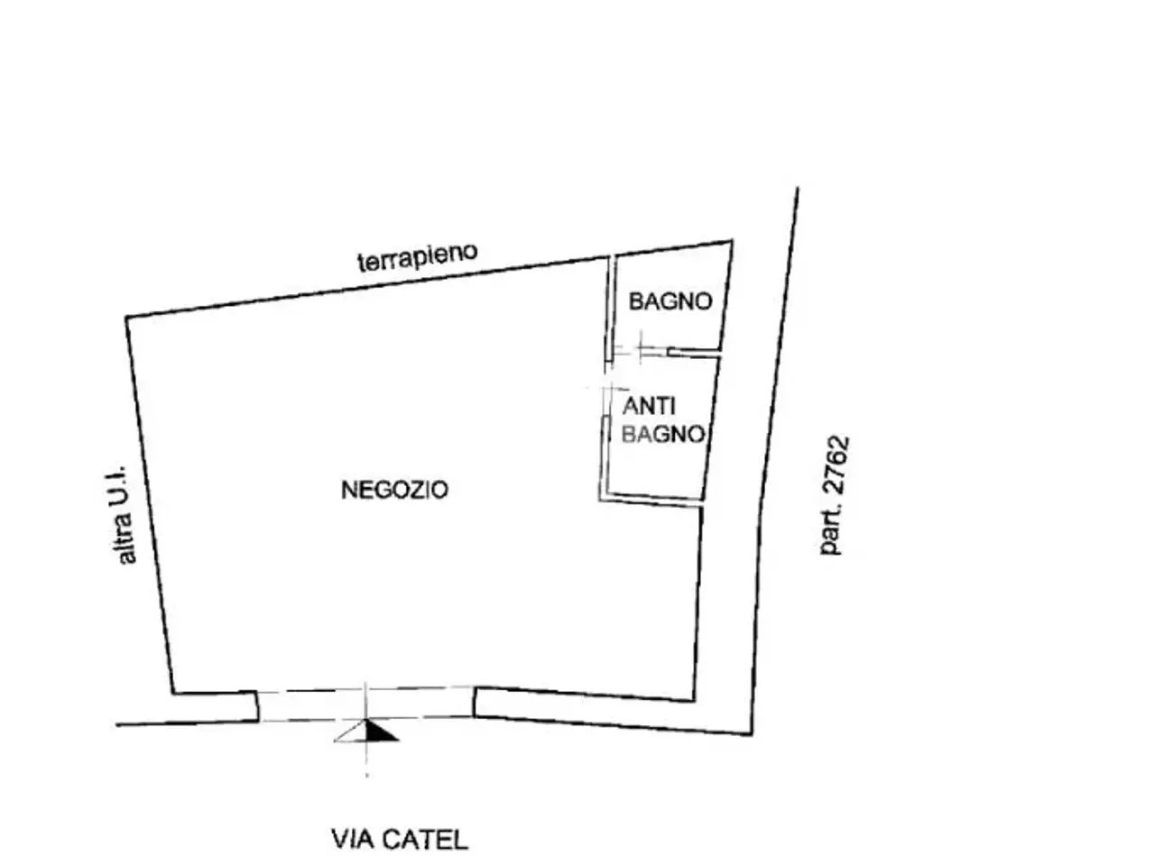 Negozio in Via Francesco Catel 11, Roma, {3} - Planimetria 1