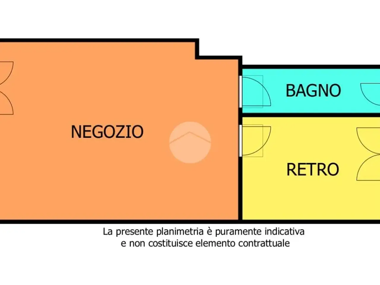 Negozio in Via Ettore Stampini 14, Torino, {3} - Planimetria 1