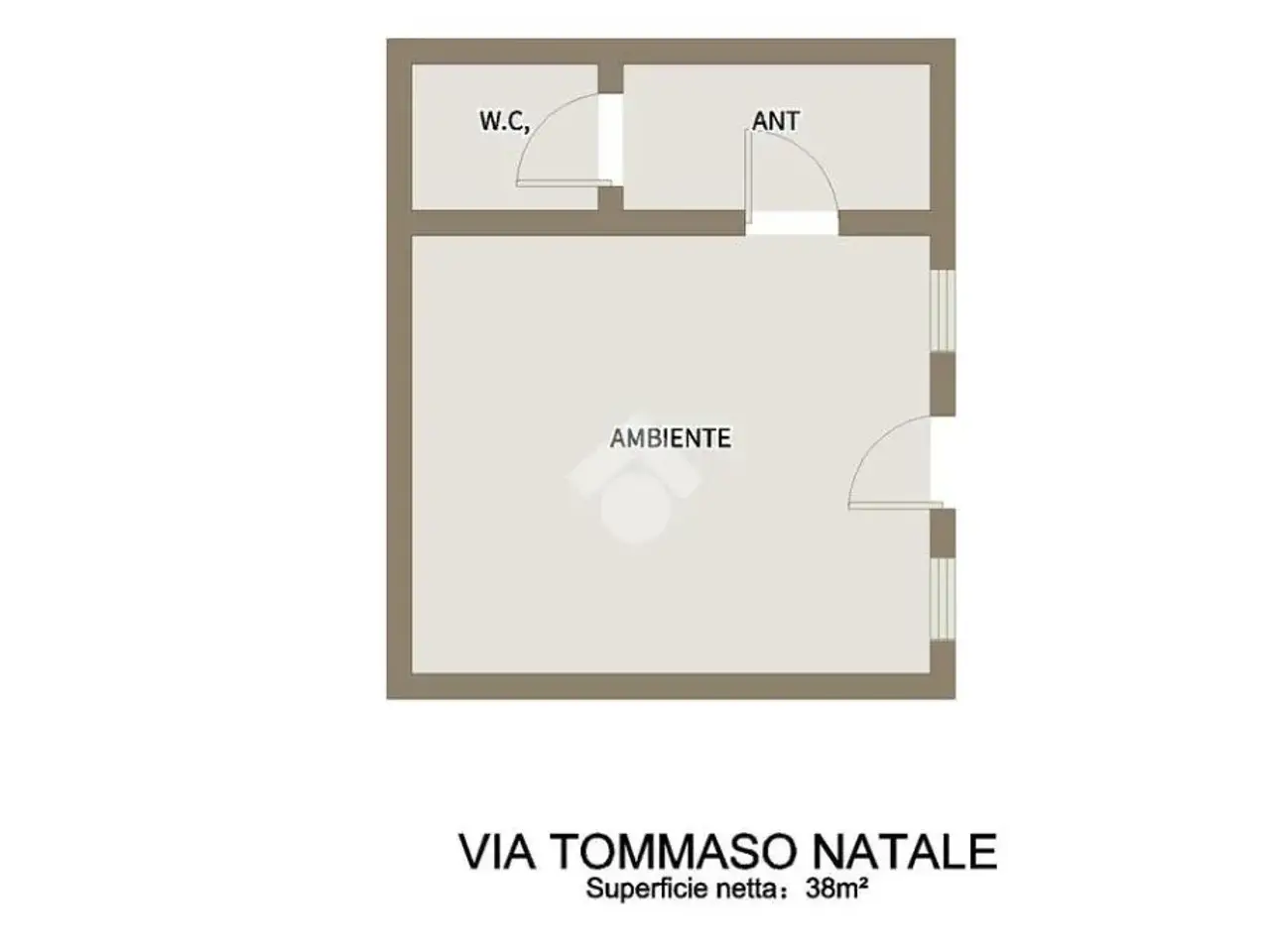 Negozio in Via Tommaso Natale 80, Palermo, {3} - Planimetria 1