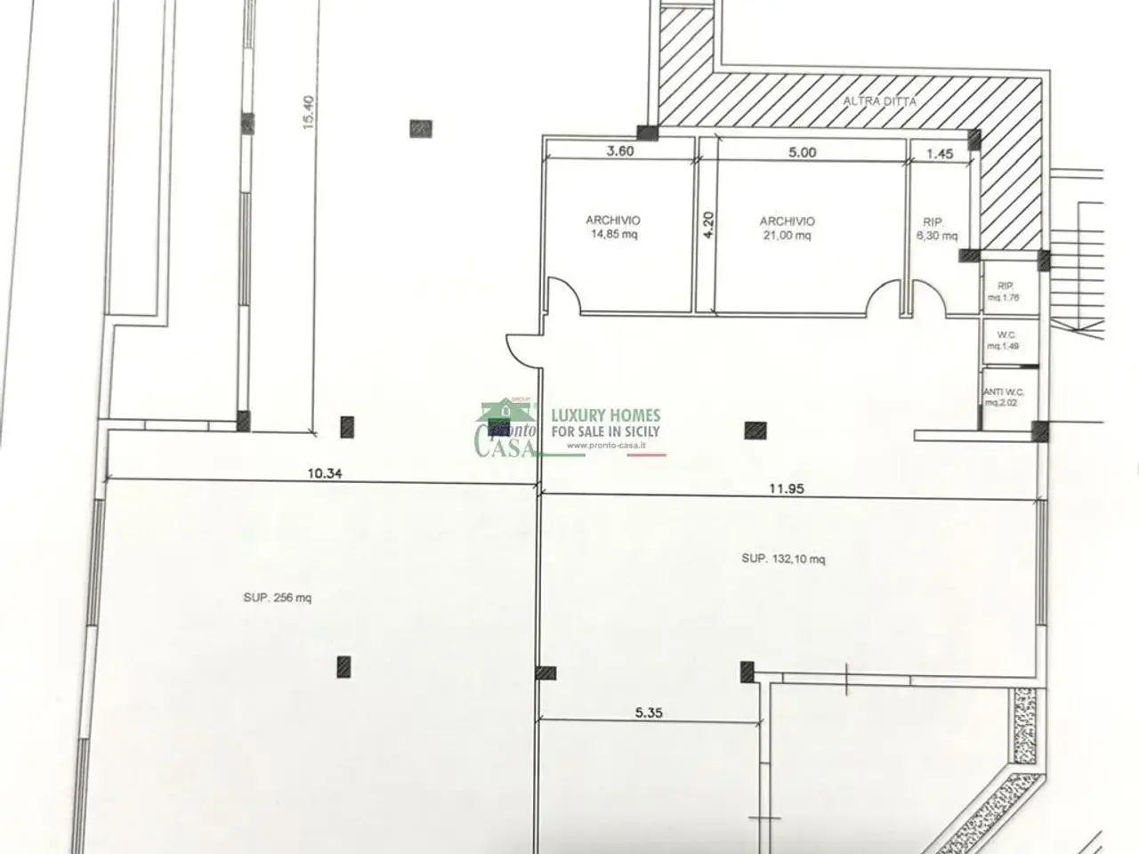 Locale commerciale in Viale delle Americhe, Ragusa, {3} - Planimetria 1