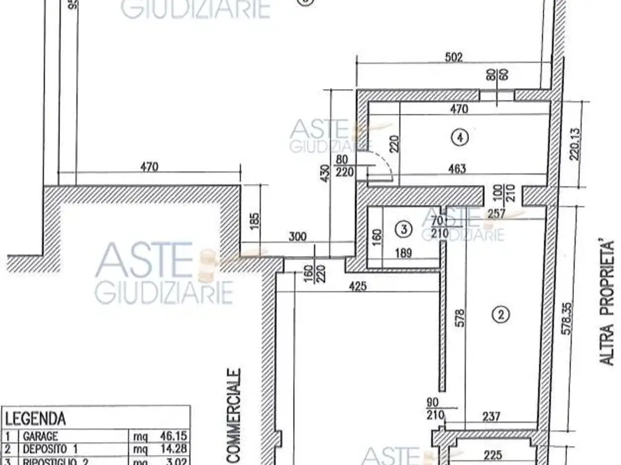 Magazzino in Via Faggiano, 15b, 74020 Roccaforzata Ta, Italia 15b, Roccaforzata, {3} - Planimetria 1