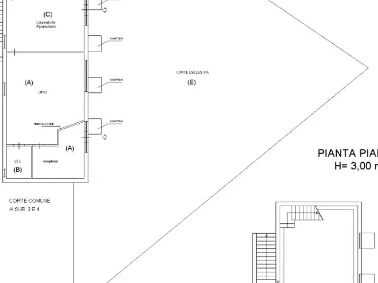 Negozio in Via Campo di Giove 8, Roma, {3} - Planimetria 1