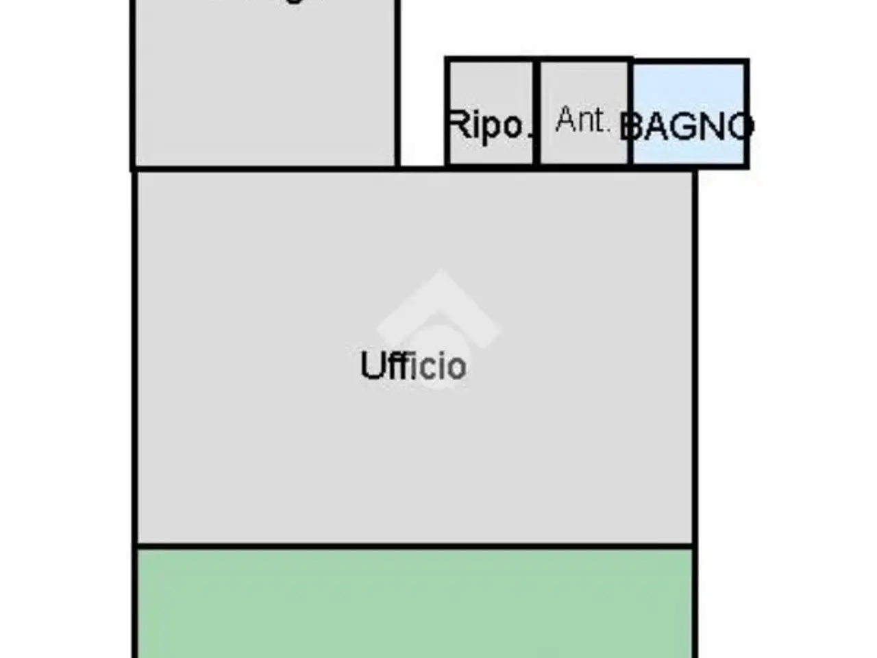Ufficio in Via del Giglio 6, Rimini, {3} - Planimetria 1
