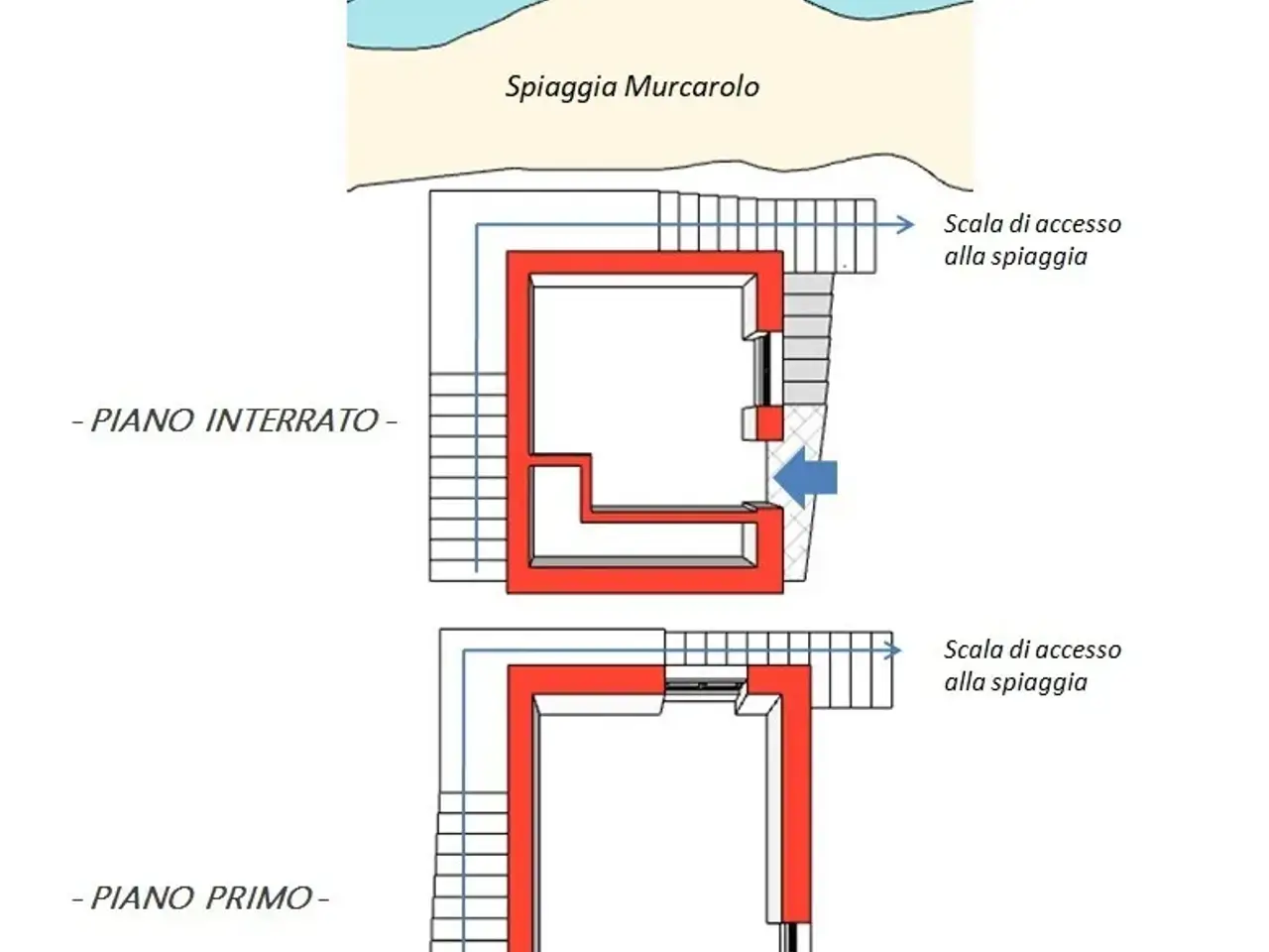 Magazzino in Via Murcarolo 1 R, Genova, {3} - Planimetria 1