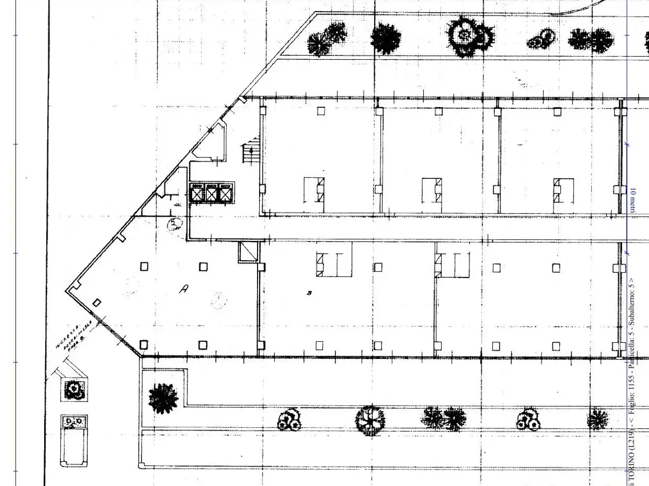 Ufficio in Corso Svizzera 185, Torino, {3} - Planimetria 1