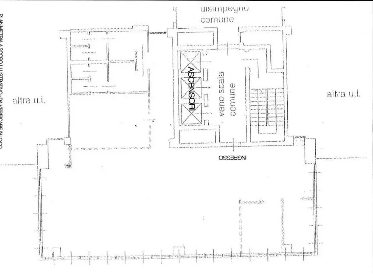 Ufficio in Via Quarenghi Giacomo, Milano, {3} - Planimetria 1