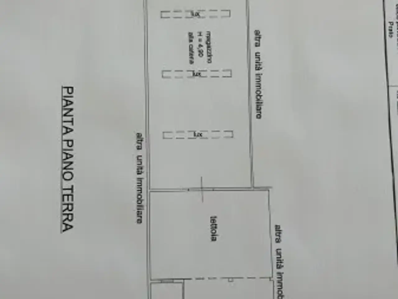 Magazzino in Via Adriano Zarini, Prato, {3} - Planimetria 1
