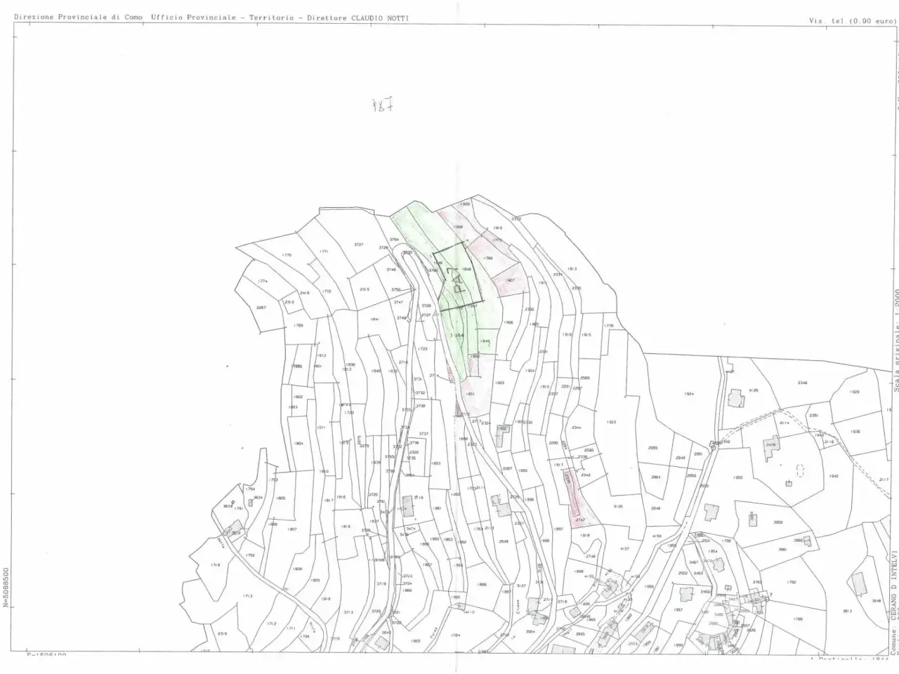 Terreno edificabile in Via Provinciale, Cerano D'Intelvi - Planimetria 1