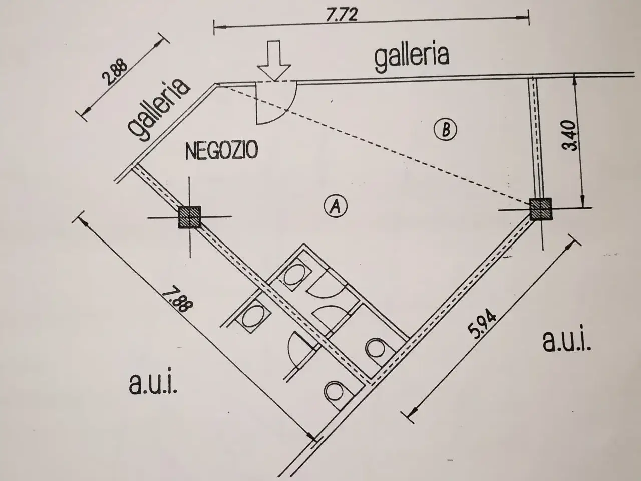 Negozio in , Torri Di Quartesolo, {3} - Planimetria 1