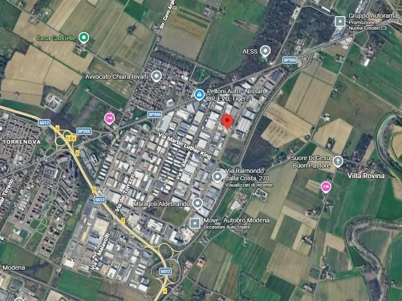 Negozio in Via Raimondo dalla Costa 457, Modena, {3} - Planimetria 1