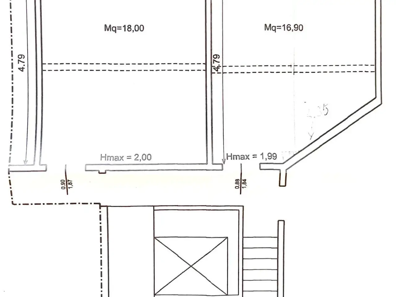Magazzino in Via Ulivelli, Firenze, {3} - Planimetria 1