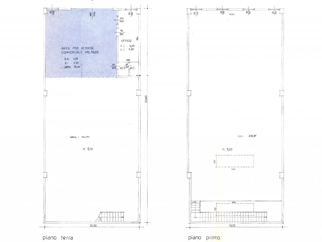 Capannone in Via Romagna, Cesena, {3} - Planimetria 1