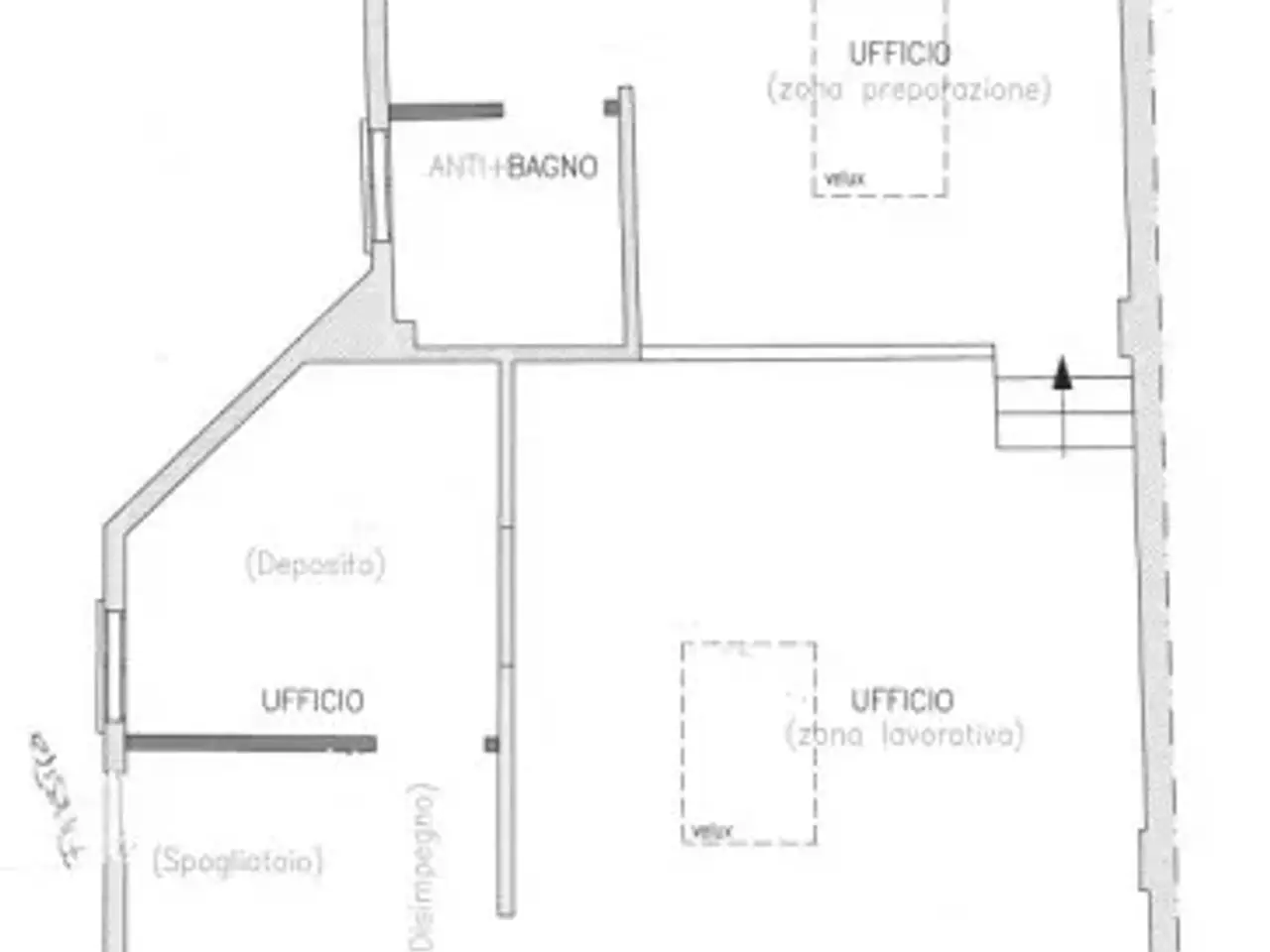 Ufficio in Via Emilia, Imola, {3} - Planimetria 1