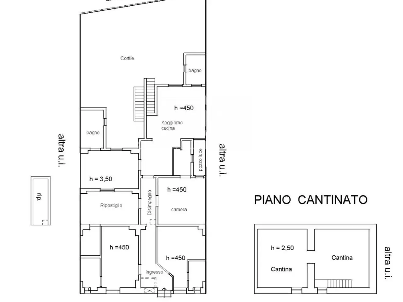 Albergo in Via Umberto I 17, Avetrana, {3} - Planimetria 1