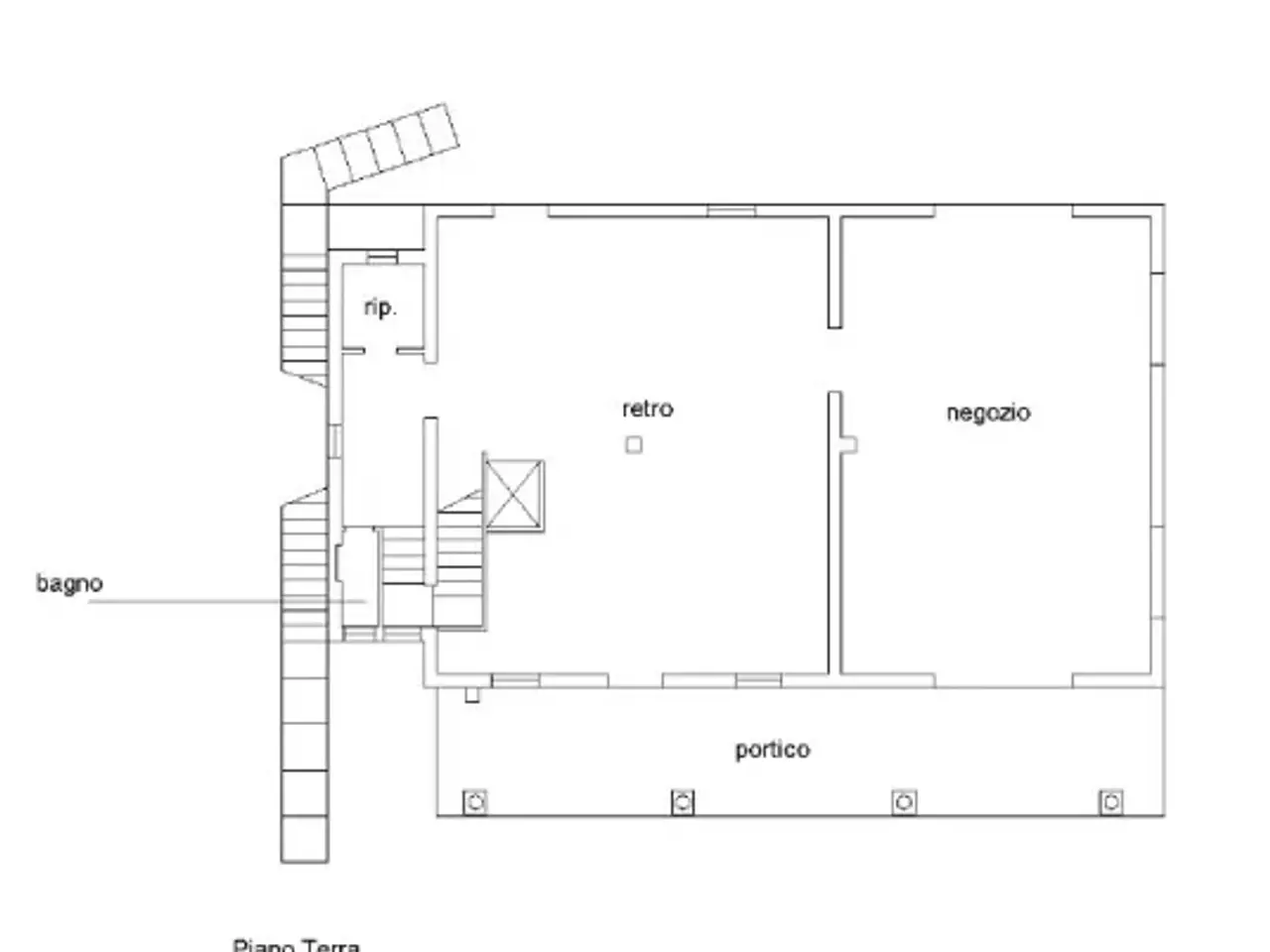 Negozio in Via di Tiglio 470, Capannori, {3} - Planimetria 1