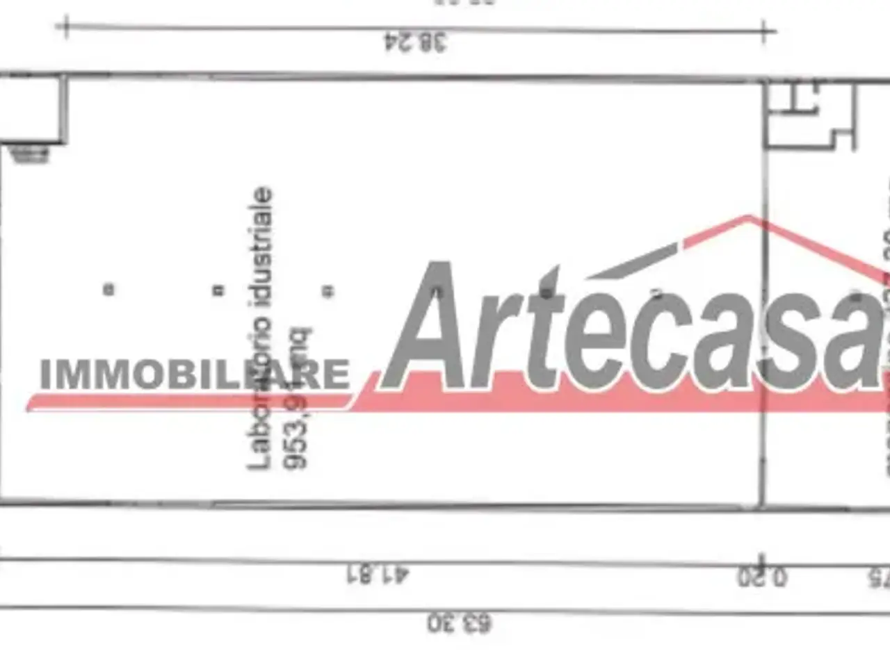 Capannone in Via Raffaello, Reggio Emilia, {3} - Planimetria 1