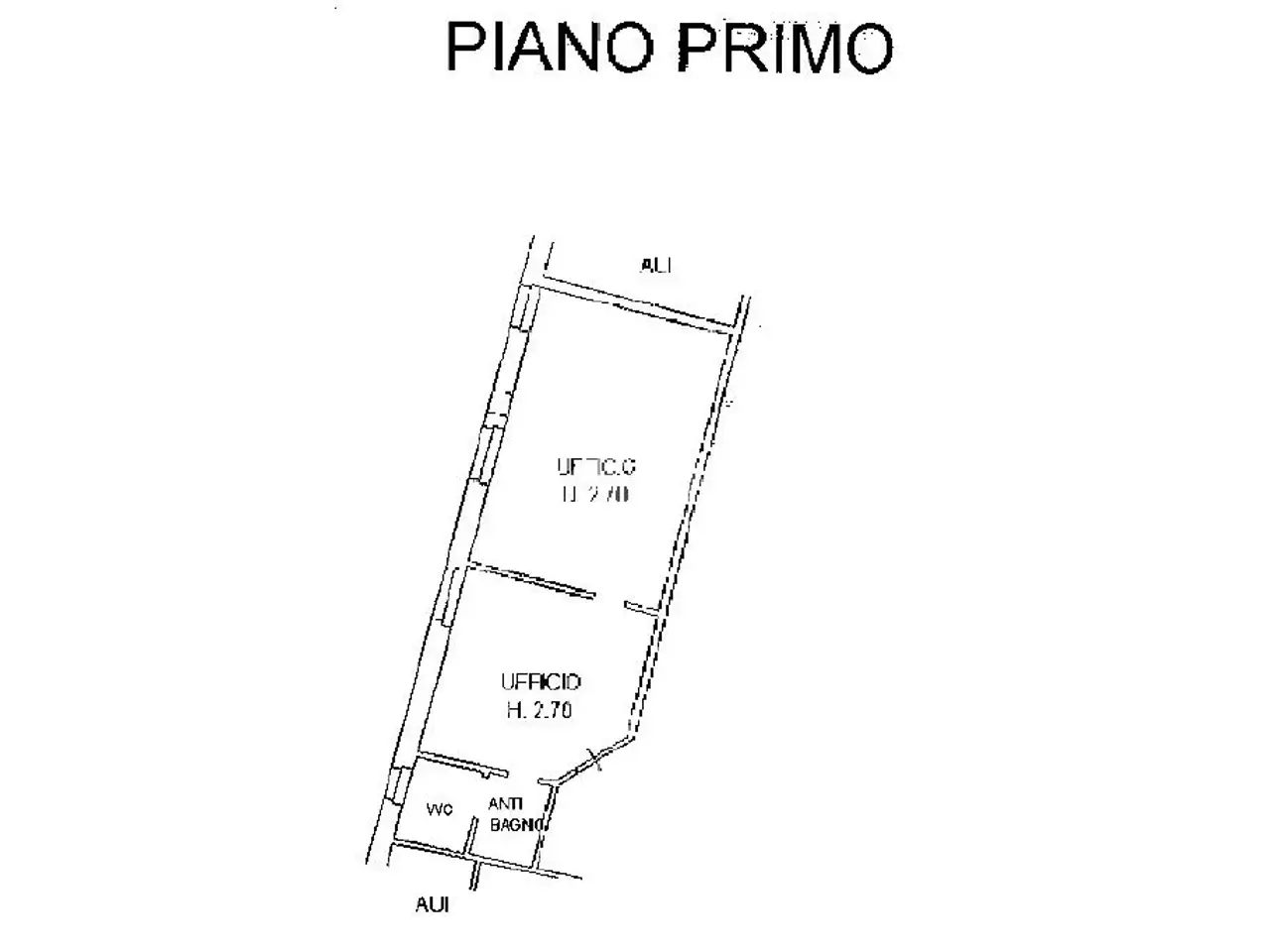 Ufficio in Via Roma 28, Orzinuovi, {3} - Planimetria 1