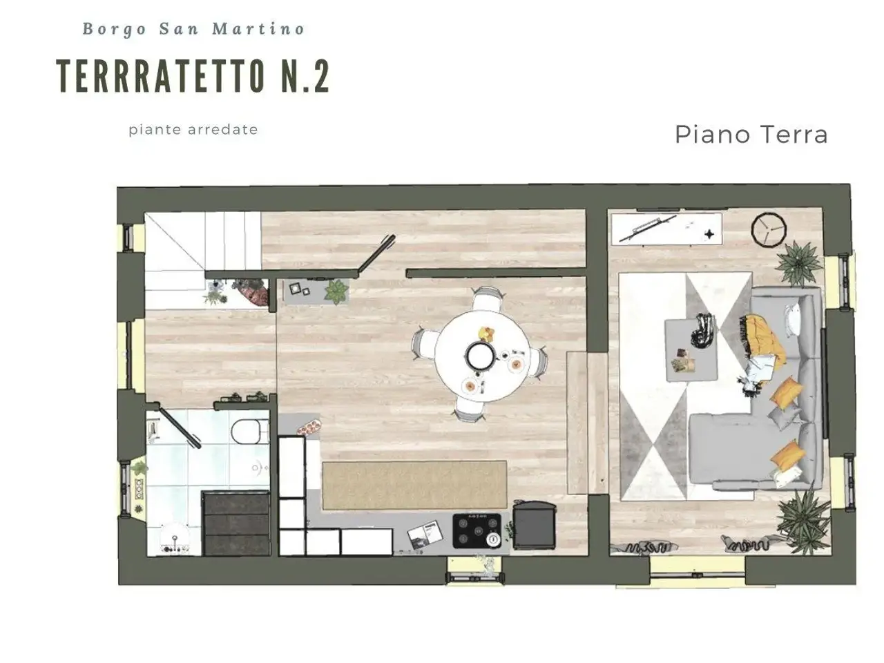 Villa a schiera in vendita, Via per La Chiesa di San Martino in Colle, Capannori - Planimetria 1