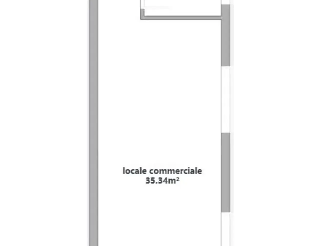 Negozio in Via San Francesco d'Assisi 44, Giugliano In Campania, {3} - Planimetria 1
