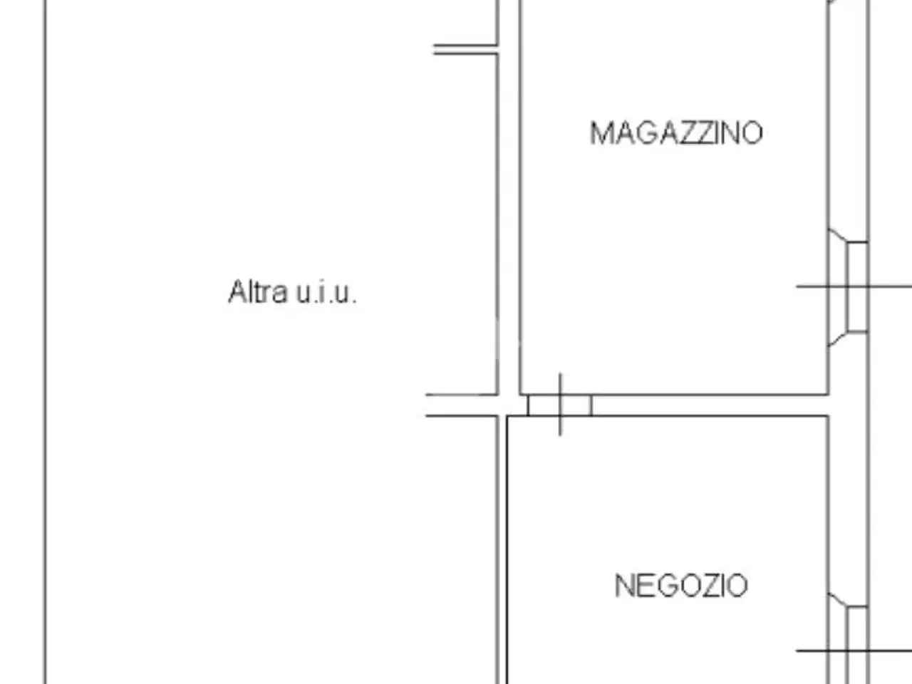 Negozio in Via Roma 11, Lesignano De' Bagni, {3} - Planimetria 1