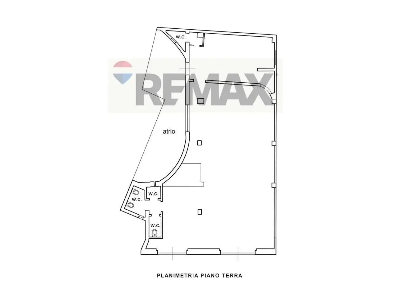 Negozio in Via Cristoforo Colombo 36, Mola Di Bari, {3} - Planimetria 1