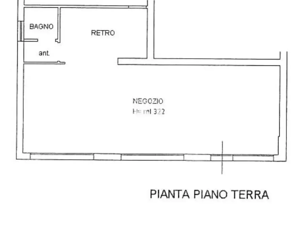 Negozio in Viale della Pace, Modena, {3} - Planimetria 1