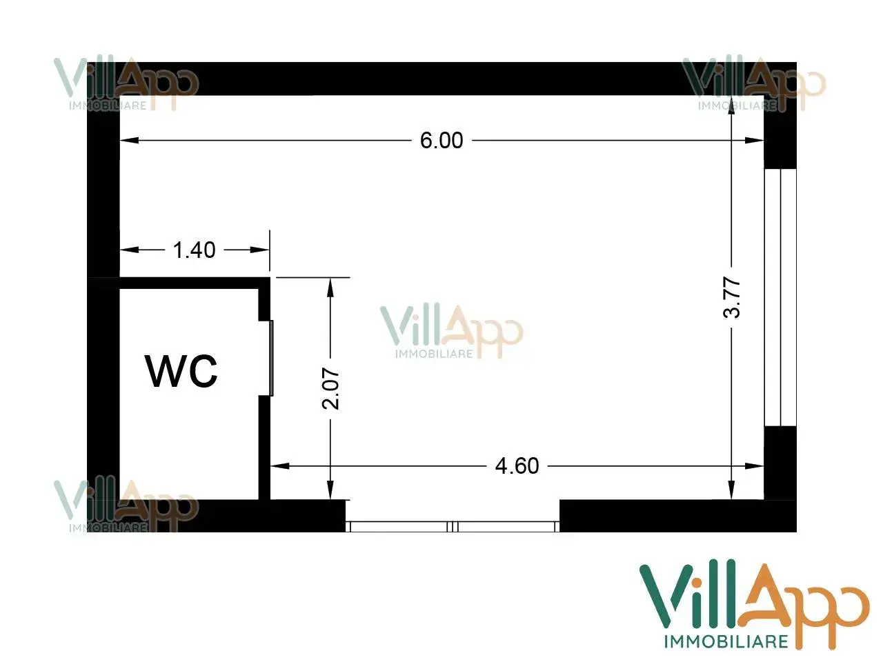Negozio in Via Palermo 12, Fondi, {3} - Planimetria 1