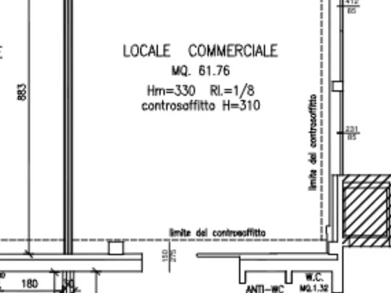 Negozio in Strada Provinciale Nord 89, Novellara, {3} - Planimetria 1