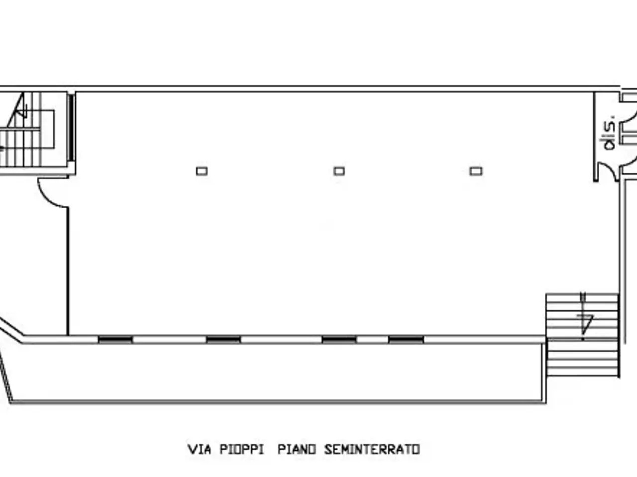 Negozio in Via Pioppi 56, Otranto, {3} - Planimetria 1