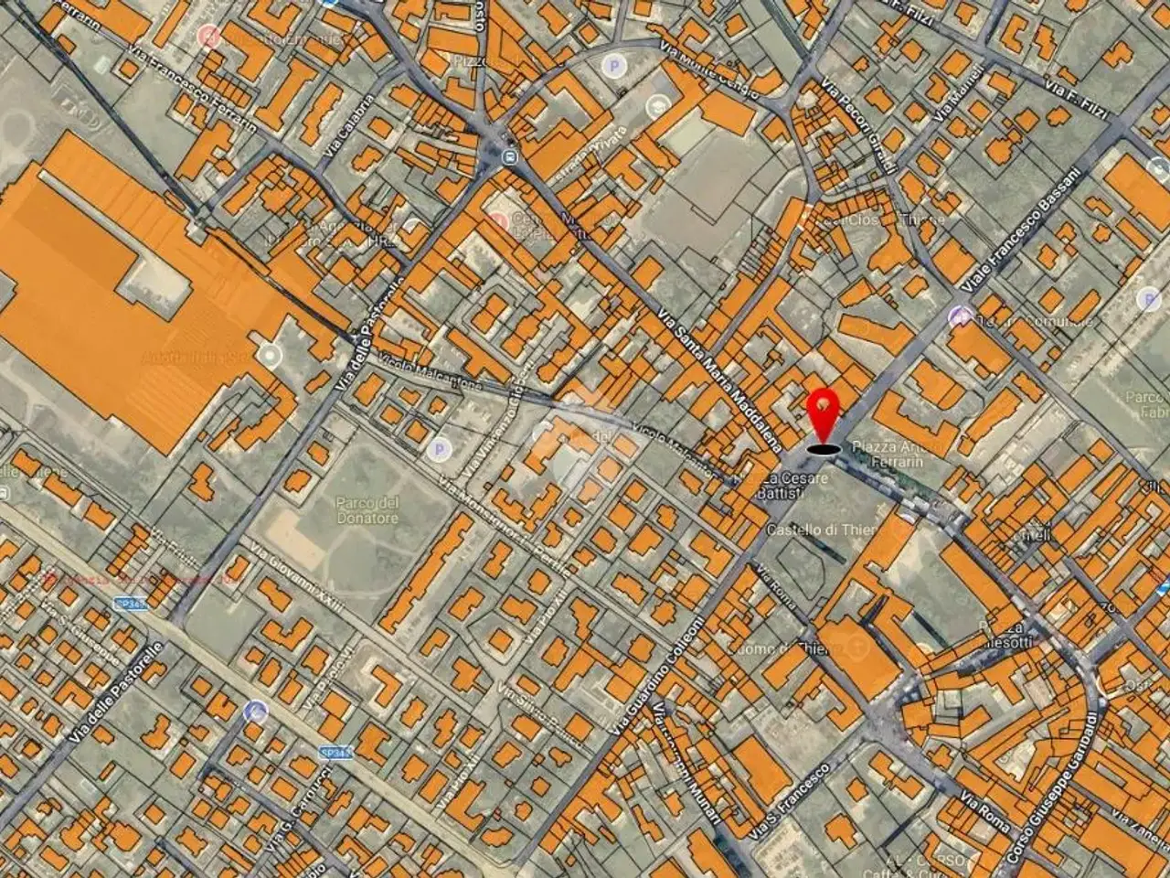 Negozio in Via C. del Prete 89, Thiene, {3} - Planimetria 1