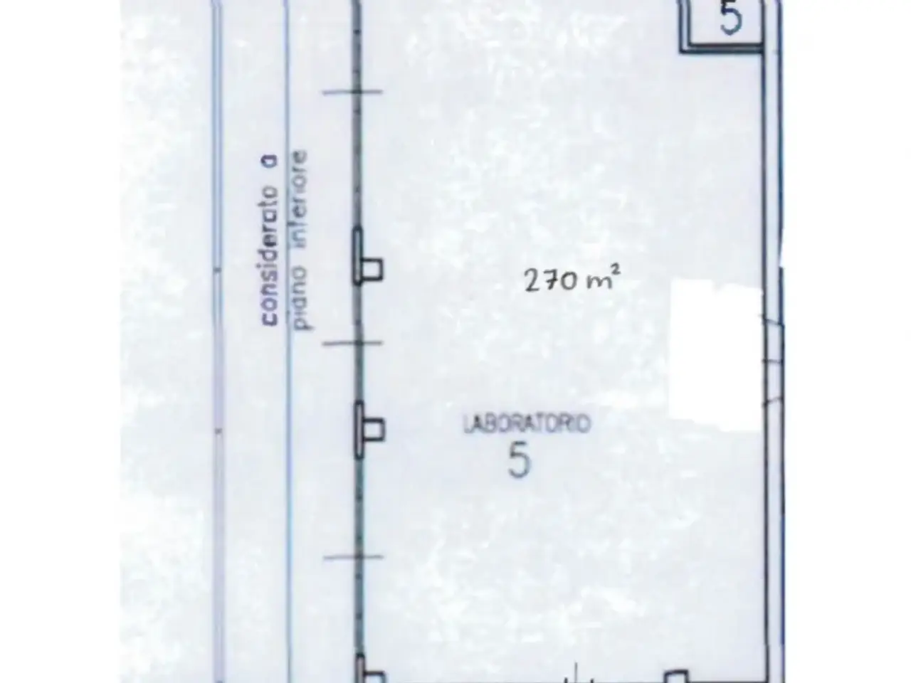 Capannone in , Trento, {3} - Planimetria 1