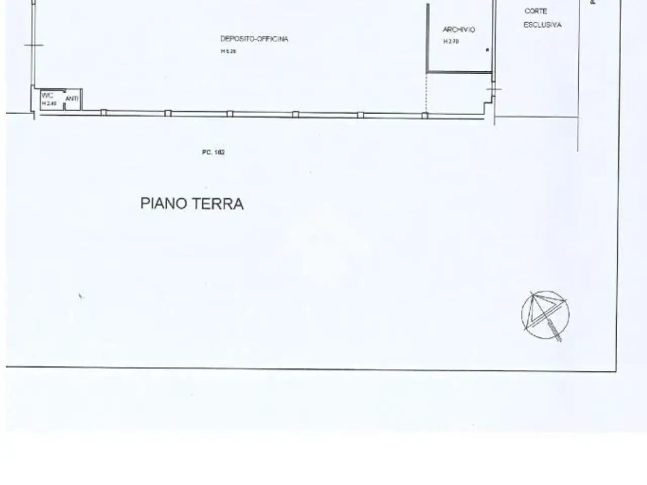 Capannone in Via Borello 5, Cesena, {3} - Planimetria 1