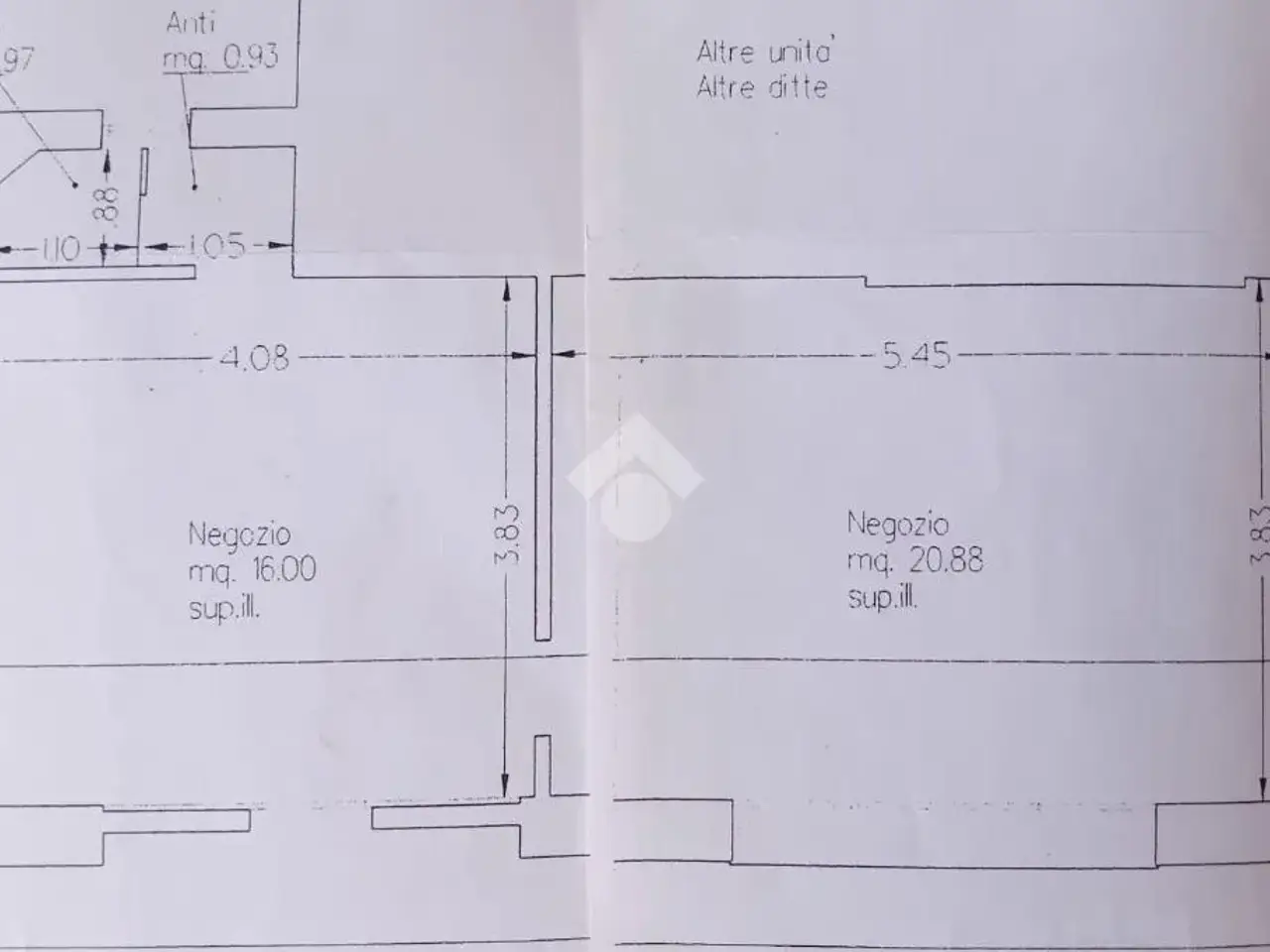 Negozio in Via Monte Sabotino 18, Venezia, {3} - Planimetria 1