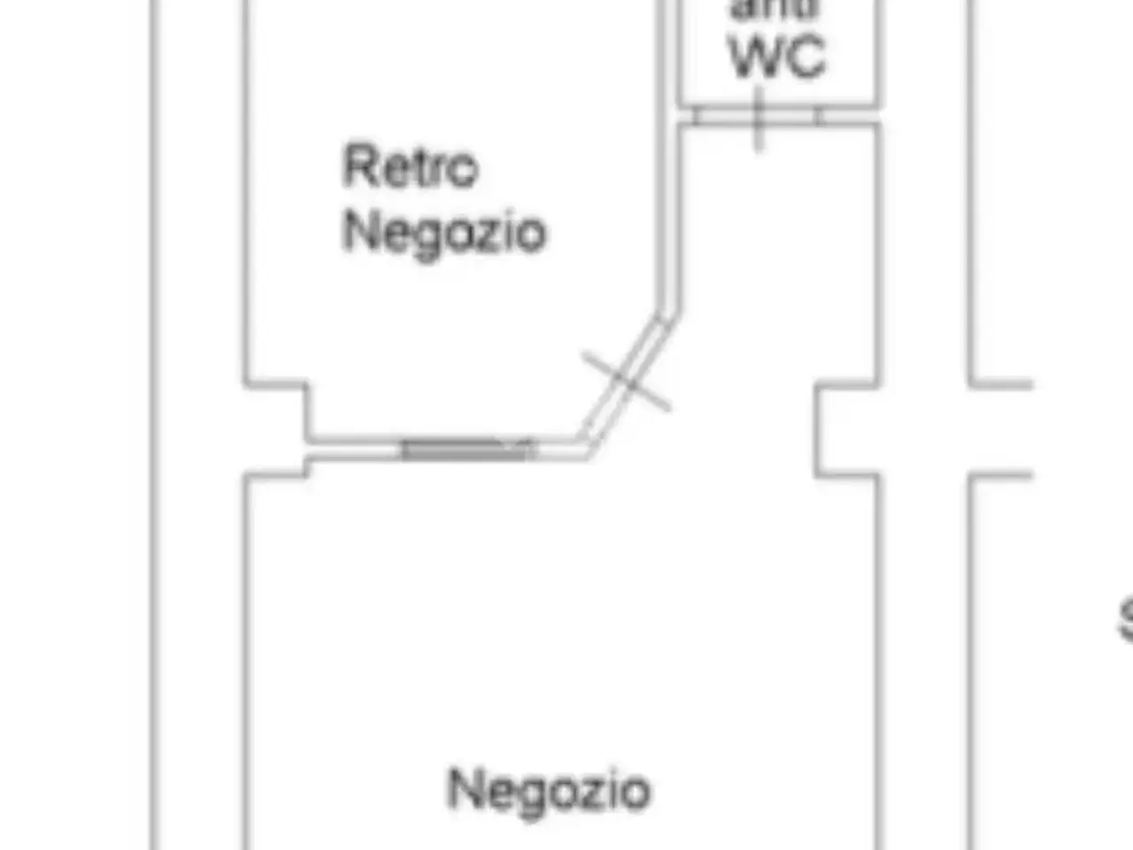 Negozio in Via delle Cantine 1, Morlupo, {3} - Planimetria 1