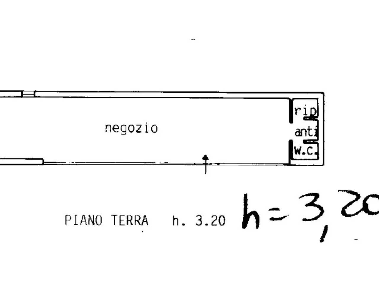 Negozio in Via Tintoretto 15, Albignasego, {3} - Planimetria 1