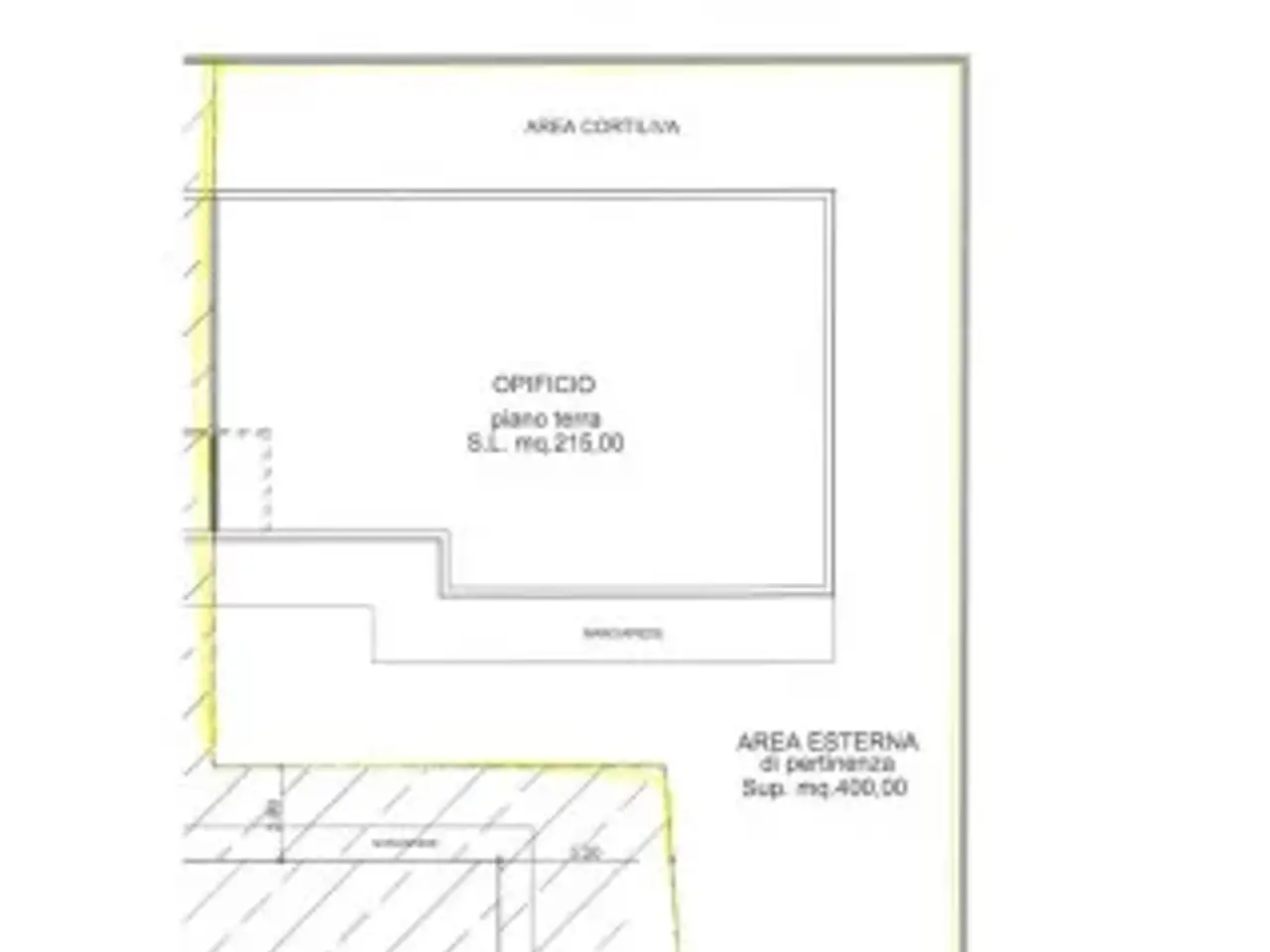 Capannone in , Vignola, {3} - Planimetria 1