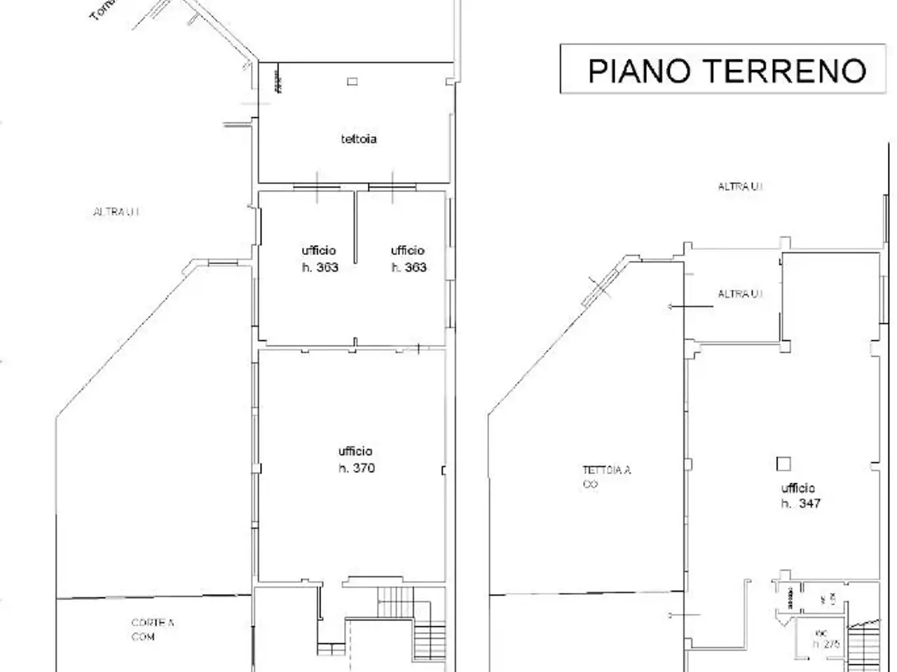 Palazzina commerciale in Via Giacomo Mattoetti 88, Sesto Fiorentino, {3} - Planimetria 1