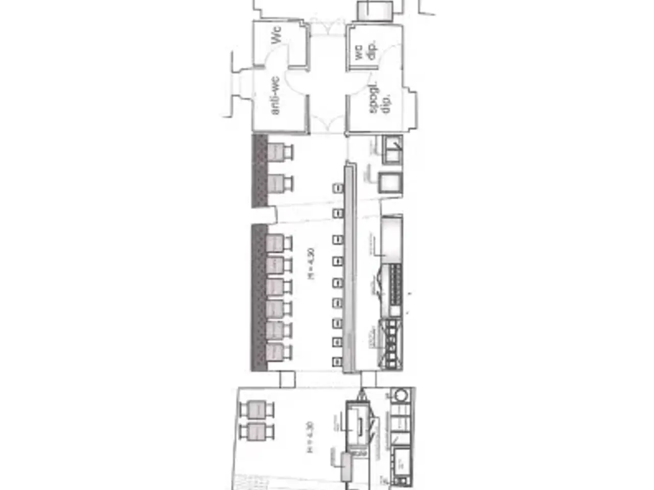 Ristorante in Via Giuseppe Piermarini, Foligno, {3} - Planimetria 1