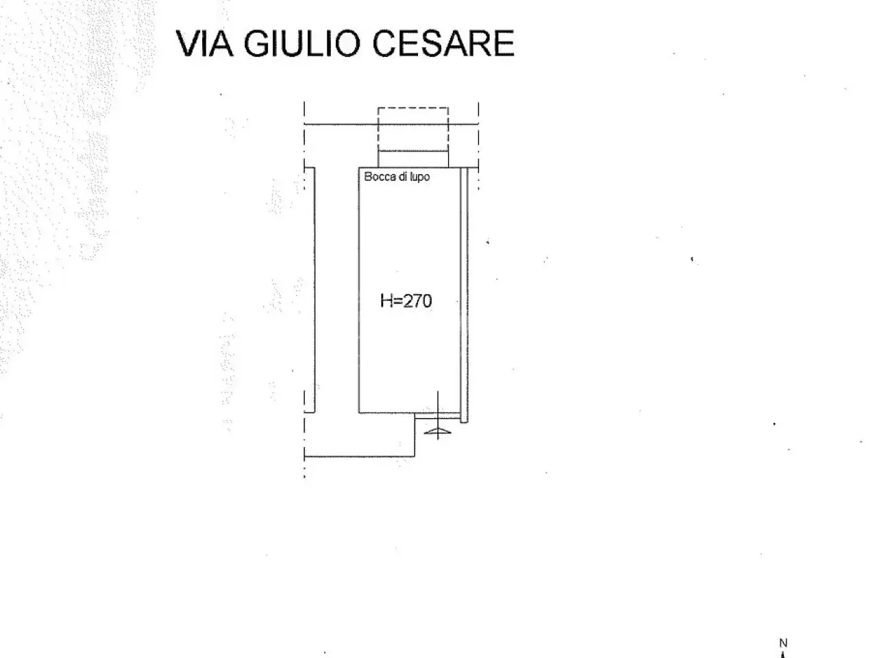 Magazzino in Via Giulio Cesare, Napoli, {3} - Planimetria 1