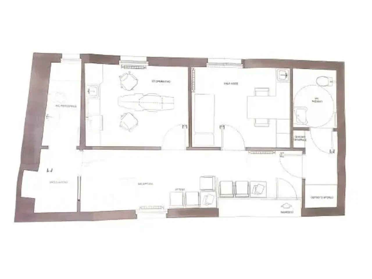 Negozio in Via De Wich 22, Locate Varesino, {3} - Planimetria 1