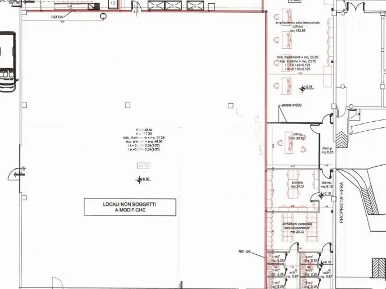 Palazzina commerciale in Via Innocenzo Golfarelli, Forli', {3} - Planimetria 1