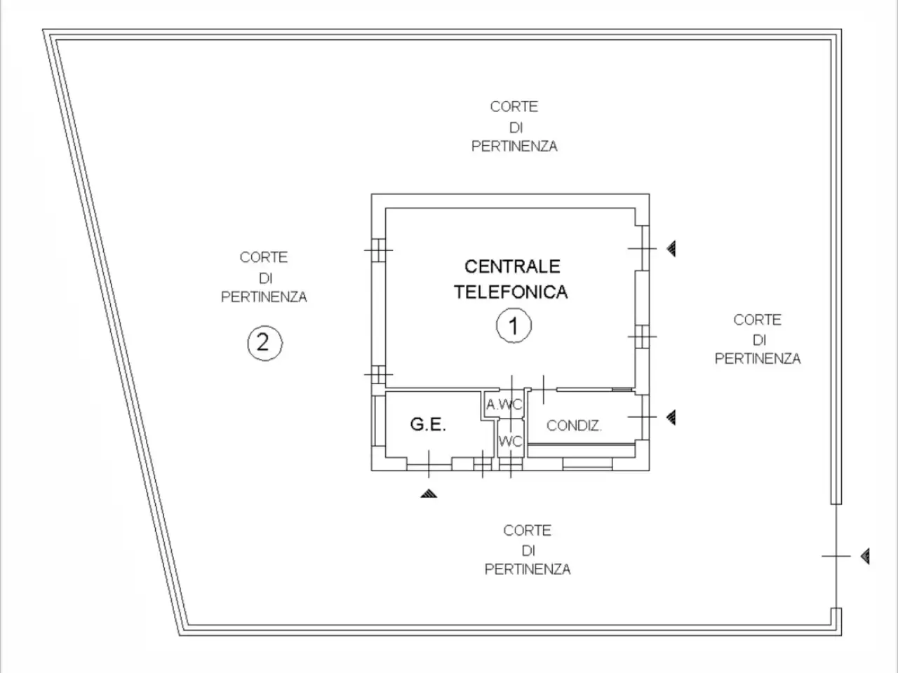 Immobile commerciale in Contrada Ruovolo, Pignola, {3} - Planimetria 1