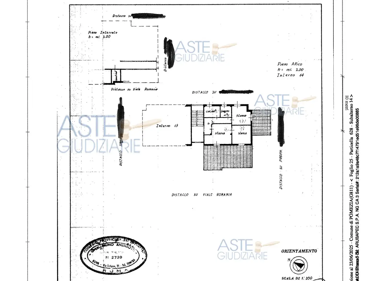 Garage in Via Rumenia, 334, 00071 Torvaianica Rm, Italia 334, Pomezia, {3} - Planimetria 1